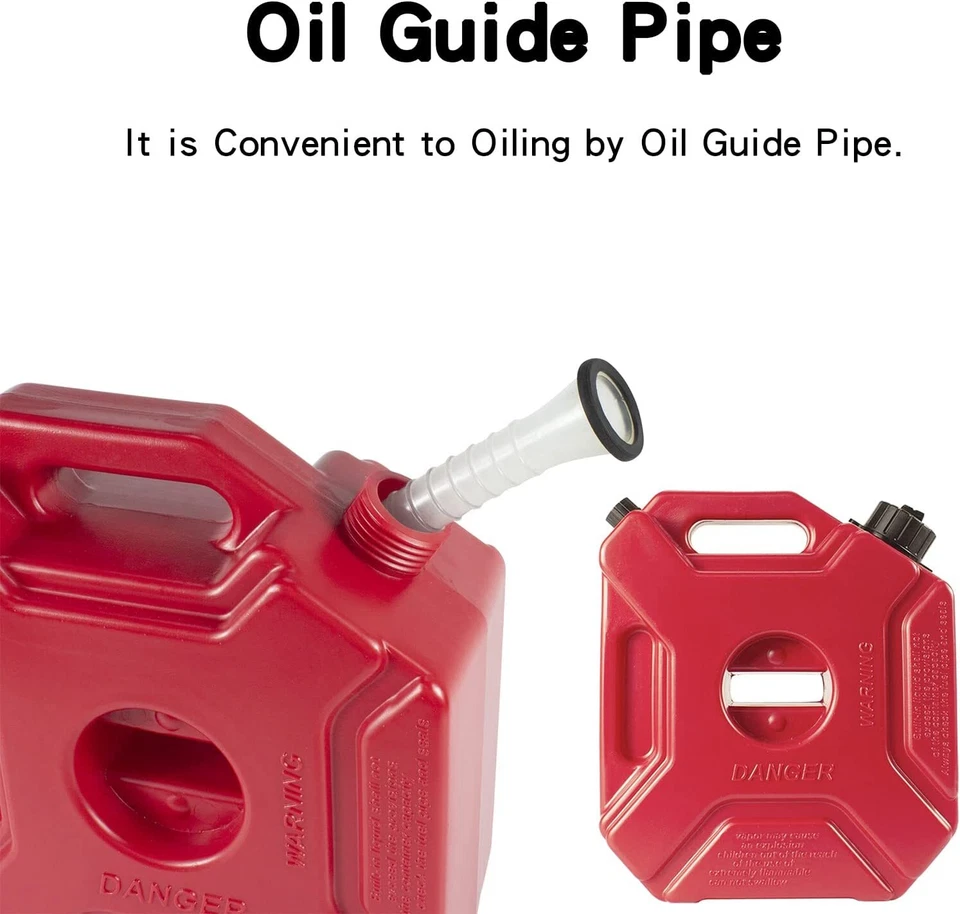 Motorcycle Portable Tank 5L Jerry Can For Honda KTM BMW Street ATV Off Road - Изображение 2 из 4