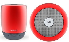 ICONQ Bluetooth Speaker Portable Wireless Built-in Mic Rechargeable Speakerphone