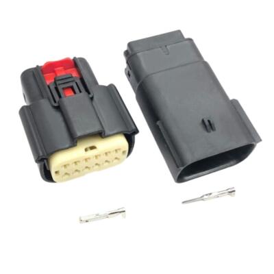 Für Molex 12 Pin Kabel Stecker, Harley SCHWARZ Wasserdicht, Sealed Kit, MX150 CPA