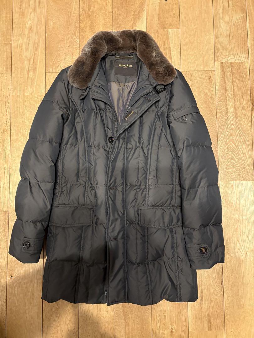 Moorer Valente-Km Down Coat Brown Size 44 - Gently Used Excellent 