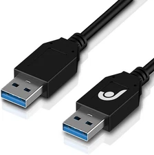 USB 3.0 Cable (3FT), Fosmon Super Speed USB 3.0 A (Male) to USB A (Male) Cord Da