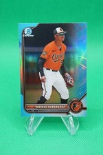 2022 Bowman Draft Base Chrome Sky Blue Refractor #BDC-106 Maikol Hernandez LPN