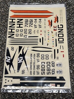Fowler Aviation decals 1/48 FD4803 Will fit  F-4 Navy Phantom ll Kit 4043 Model 