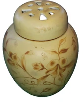 Old Paris Porcelain Potpourri Jar Hand Painted