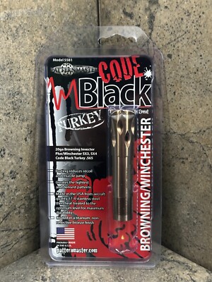 Patternmaster Code Black Turkey Choke Tube for 20ga Brown Inv +/Win SX ...