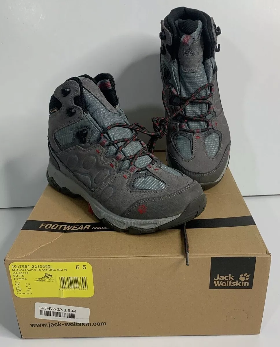 Bedrijf zonsondergang Memoriseren Jack Wolfskin Women&#039;s Activate Mid Texapore Waterproof Hiking Boots US  8.5 | eBay