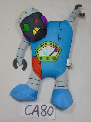 NATIONAL ENTERTAINMENT NETWORK 2013 ROBOT PLUSH STUFFED ANIMAL ZOMBOT RARE 