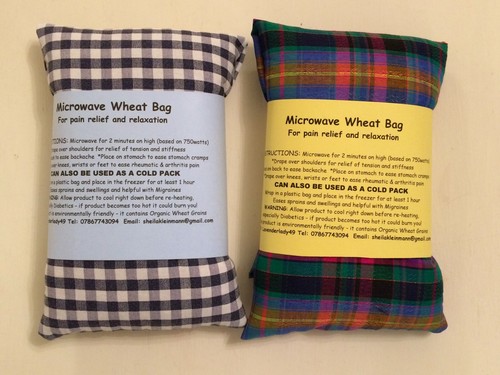 BOLSAS DE TRIGO DE ALGODÓN PERFUME (SIN LAVANDA) PARA MICROONDAS CUELLO/ESPALDA | eBay