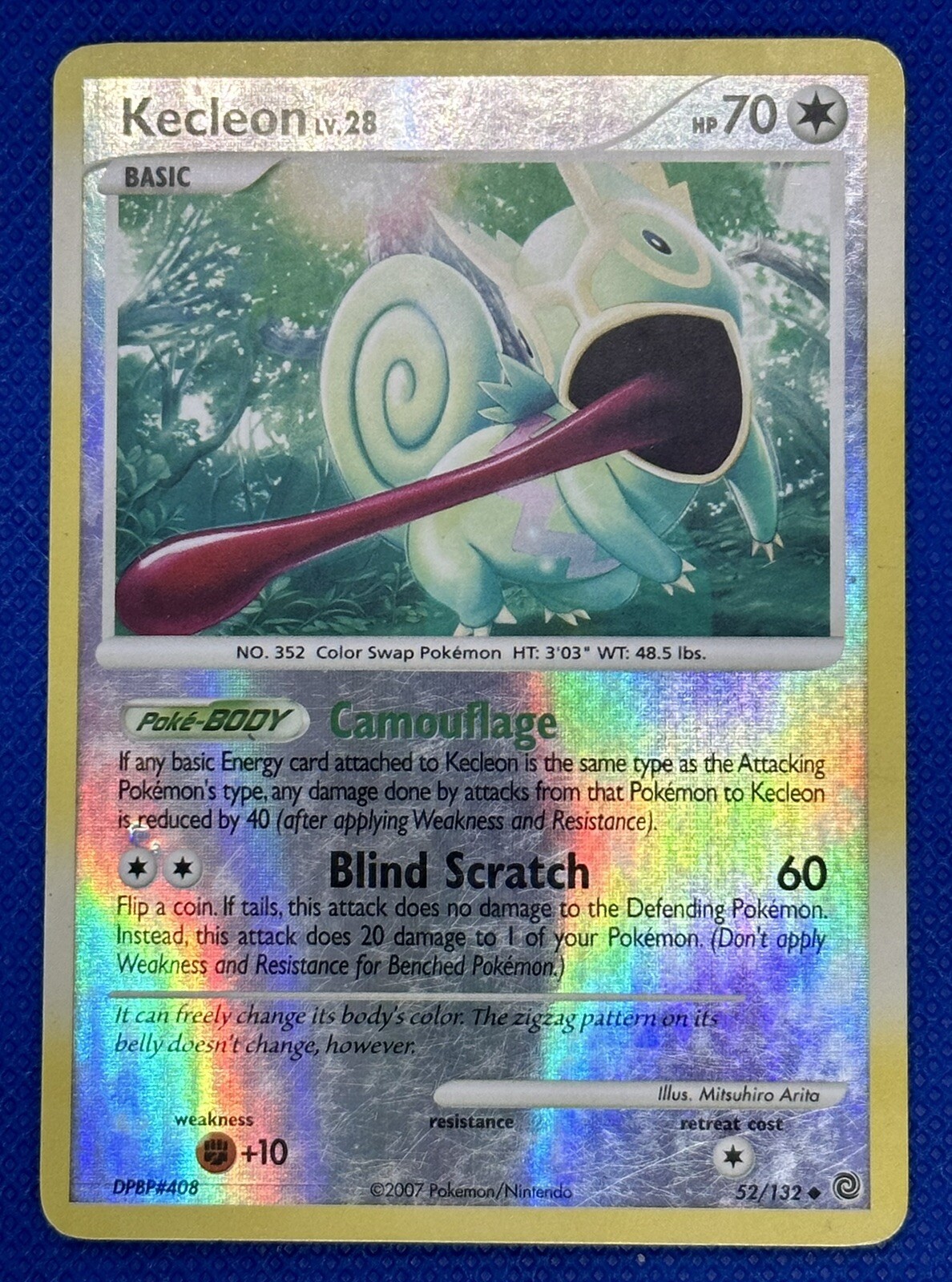 Pokémon Card - KECLEON - 52/132 - Secret Wonders - Uncommon  !!!