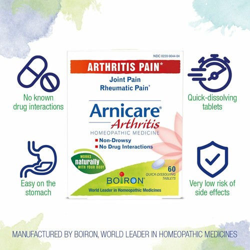 Boiron Arnicare Arthritis 60 Tablets, Homeopathic Medicine for