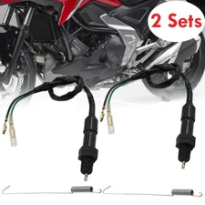 2x For Honda Yamaha ATV Motorcycle Rear Brake Stop Light Switch Spring Universal
