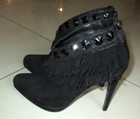 CHRISTIAN DIOR WOMENS M1 1010 TASSLED HIGH HEELS  36.5  100% Authentic $1200 VGC