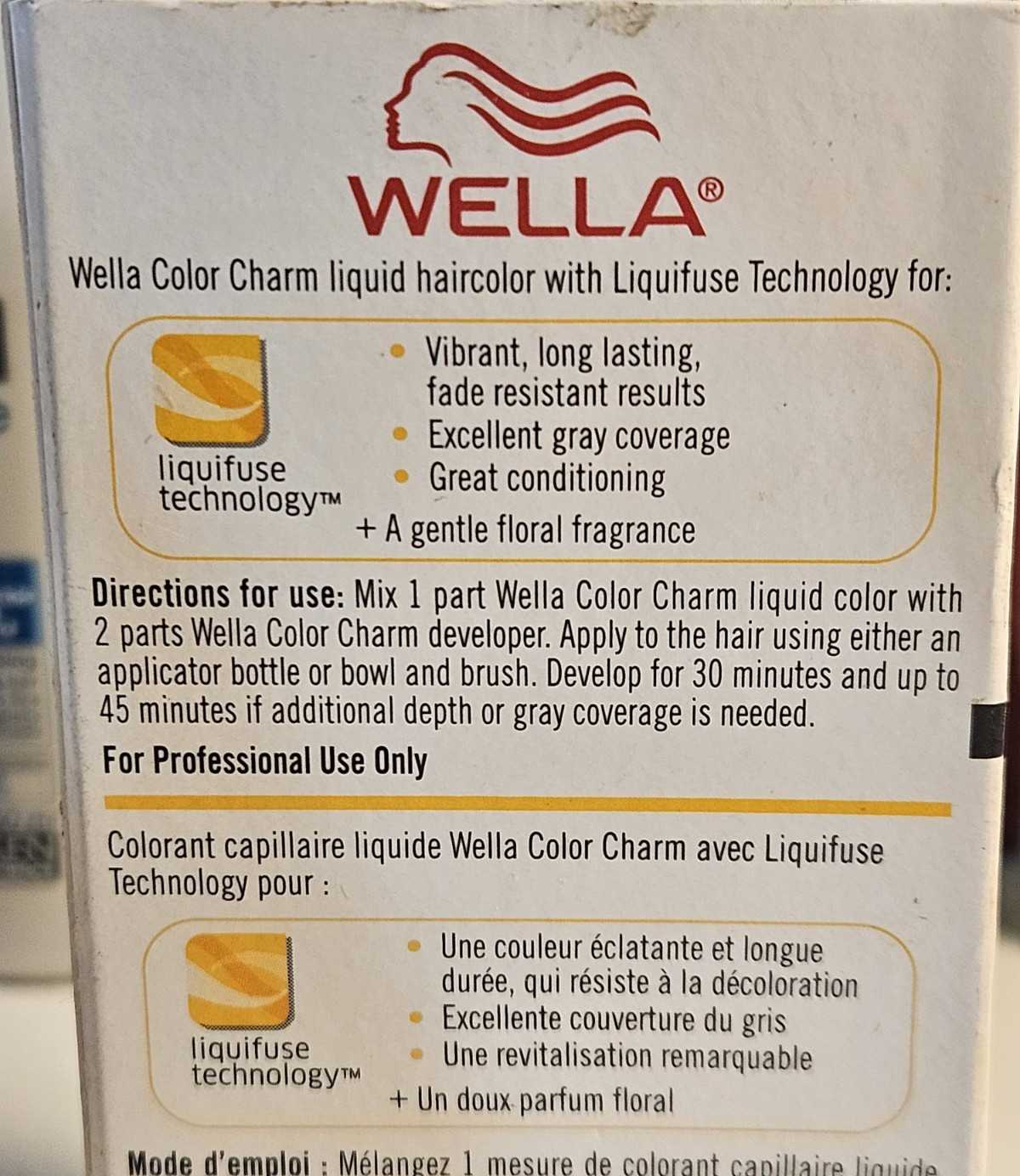 Wella ColorCharm Permament Liquid Hair Color 9NG SAND BLONDE 1.4oz  (LOT OF 2)
