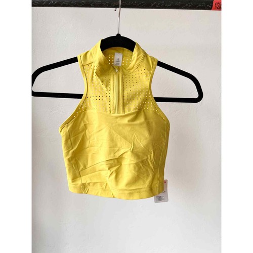 yellow lululemon sports bra