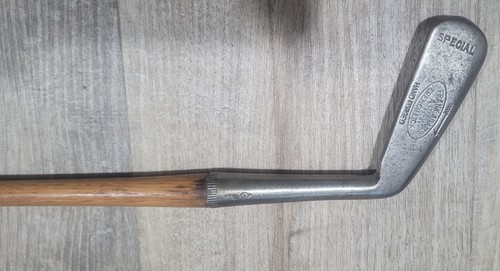 Antique Vintage 1915 Frank Adams French Lick Hickory Wood Shaft Golf Club Jigger - Picture 7 of 10