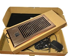2 AIRTAP T4  Ac-RBF 4–B Quiet Register Booster Fan Heating Cooling 4 x 10 Bronze