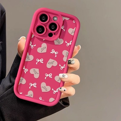For iPhone 16 Pro Max 15 14 13 12 11 8 7 XR XS Phone Love Heart Shockproof Case - Bild 2 von 10
