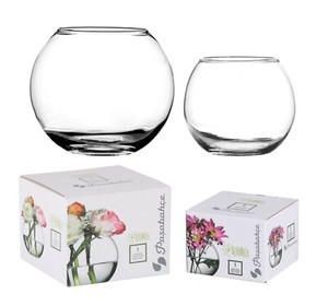 Pasabahce Round Glass Flower Vase Fish Bowl Balloon Centerpiece Wedding Gift Box Ebay