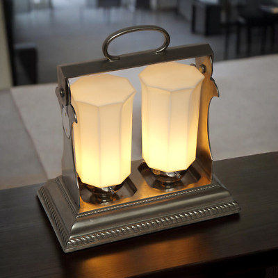 Absolutely unique Art Deco table lamp ''Schwerin'' unique table lamp collector