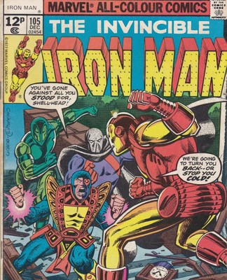 THE INVINCIBLE IRON MAN 105 MARVEL COMICS GEORGE TUSKA ART