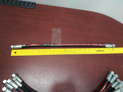 #ad 1 4quot; TEXCEL HB5K 4 TERA GLIDE HIGH PRESSURE HYDRAULIC HOSE 20quot; w 3 8 F2 5100 PSI $24.50