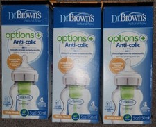 Dr. Brown's Natural Flow Options  Anti-colic Bottle Wide Neck, 5 oz - 3 pack
