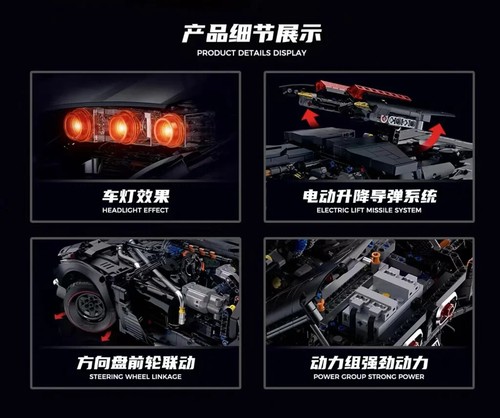 GULY 10618 Lanbojini Armored Model Toy 4290 pcs - 第 7/8 張圖片