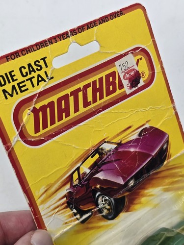 Matchbox #3 Turbo Porsche Verde 1980 1-75 Inglaterra En Tarjeta *NO COMO NUEVO* - Imagen 5 de 9