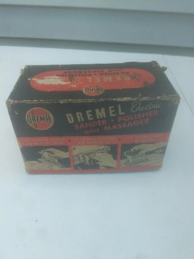 Lijadora y masajeador eléctrico DREMEL de colección caja original funciona ~ TRL7#25 Foto 4 de 4
