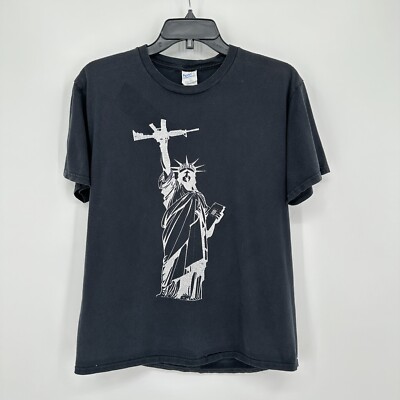 Statue Of Liberty Guns Tshirt M USA American Patriot NYC Conservative GOP NRA