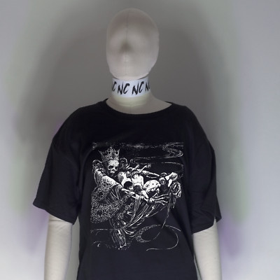 Night Channels KING'S FEAST Shirt | Illustration Horror Engraving Goth Skeleton