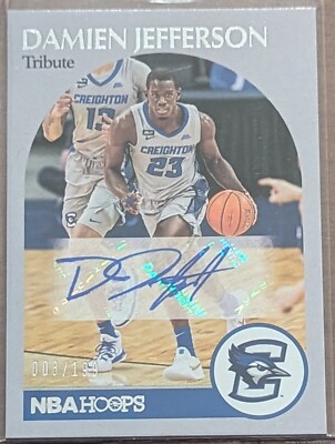 DAMIEN JEFFERSON 2021-22 Chronicles NBA Hoops Tribute Rookie Auto /199 #HR-DJE