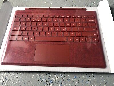 Microsoft - Surface Pro 5, 6, 7 Signature Type Cover - Poppy Red (LA1128)