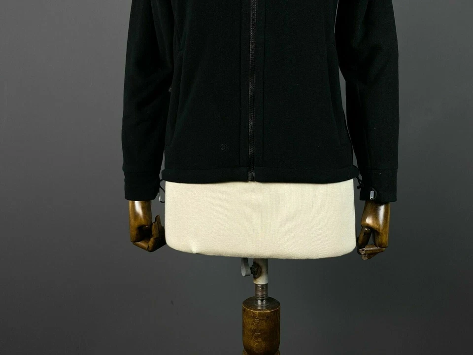 Chaqueta polar negra con cremallera completa Mammut para dama talla XS Foto 4 de 4