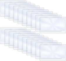 3X Fresnel Lens Bulk Credit Card Magnifier Pocket Size Wallet Magnifier Lenses C