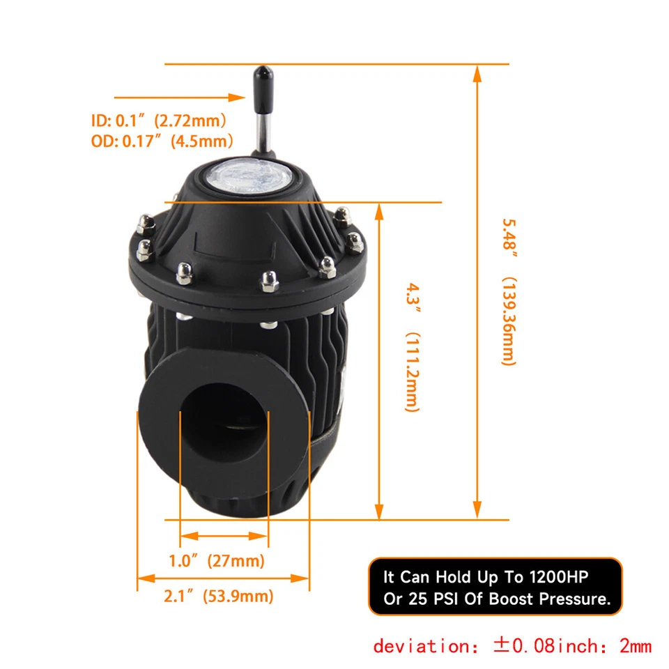 Blow Off Valve BOV IV 4 W/ Adaptor For Honda Civic 10 X 220 Turbo 1.5T 2016+Red - Image 4 of 4