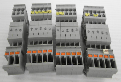 WAGO X-COM 769-218/281-410 Terminal Block 250VDC 4mm with Resistor (Lot of 18)