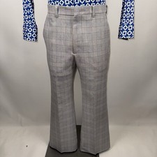 Levis Panatela Bell Bottom Pants Mens 34 30 Levi's Polyester Disco Flare Vtg 70s