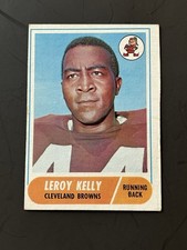 1968 Topps Football #206 Leroy Kelly HOF EX/EX+ Cleveland Browns Morgan State