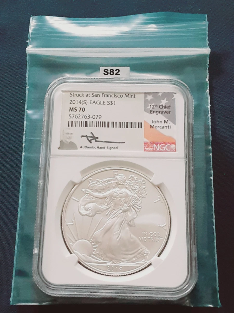 Grade MS 70 1 oz Precious Metal Content per Unit 2014 Silver