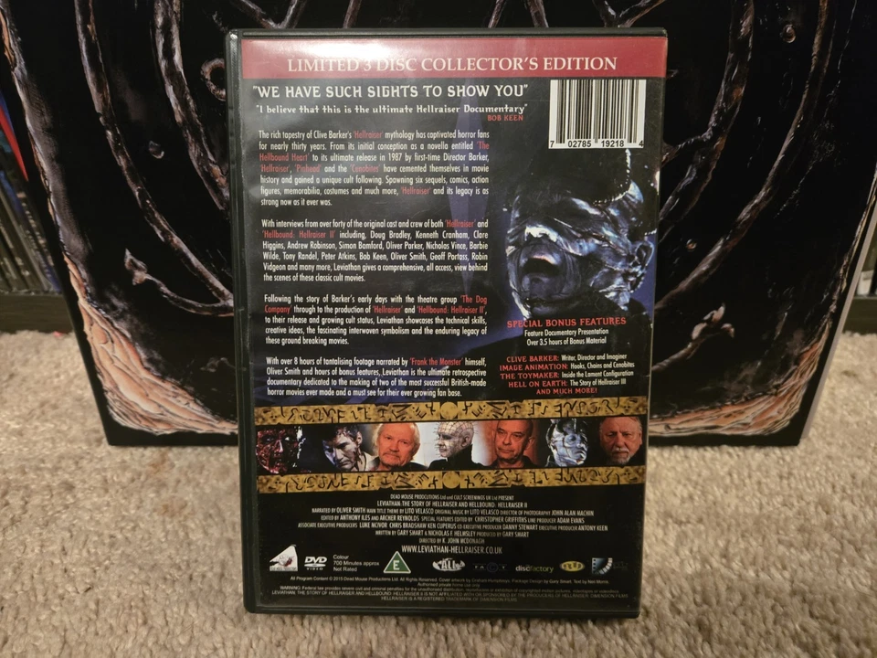 Leviathan: The Story Of Hellraiser And Hellbound, Collector's Edition DVD, RARE - Image 2 of 4