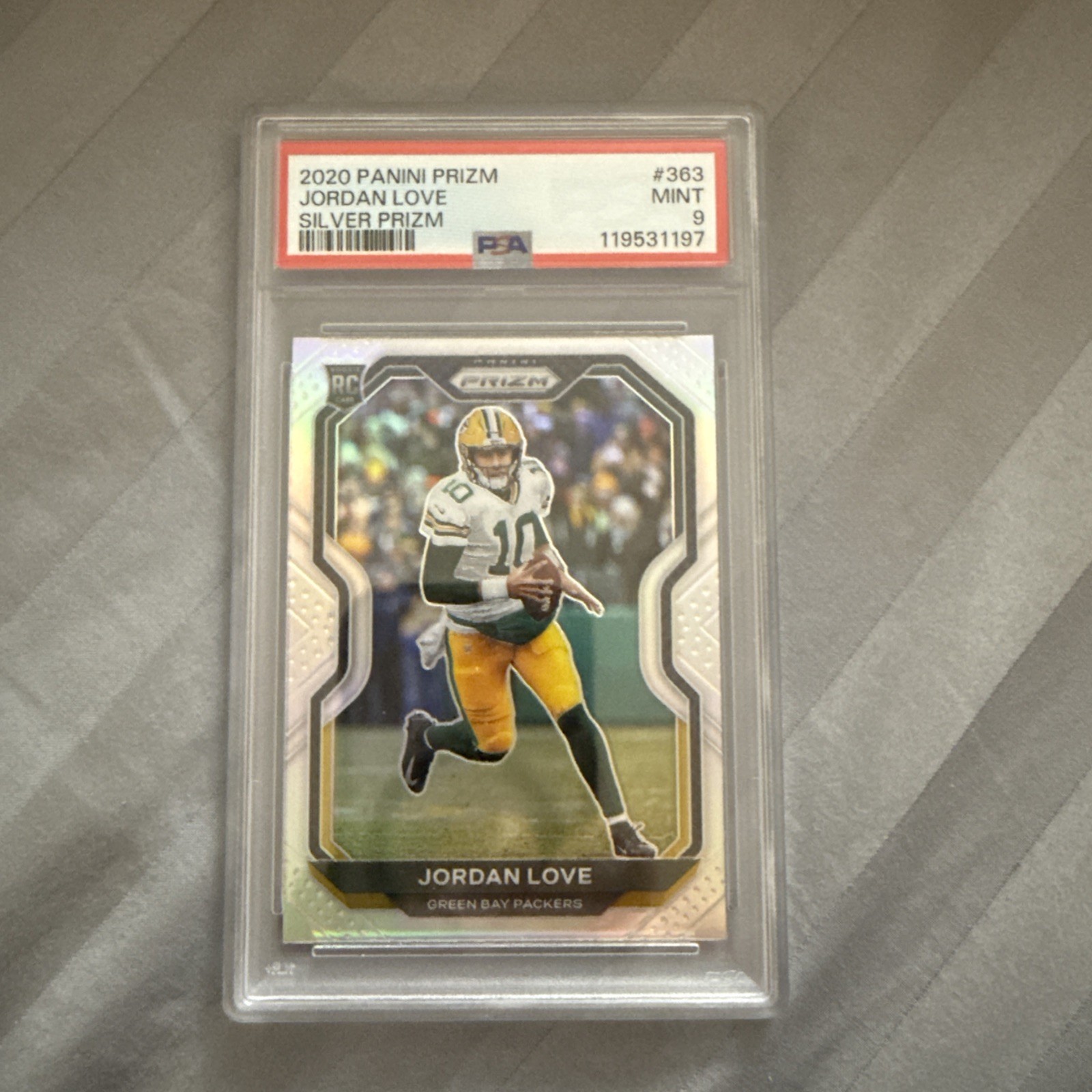 Jordan Love Panini Prizm #363 Silver