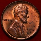 Uncirculated Red 1950-S San Francisco Mint Copper Lincoln Wheat Cent — photo 1