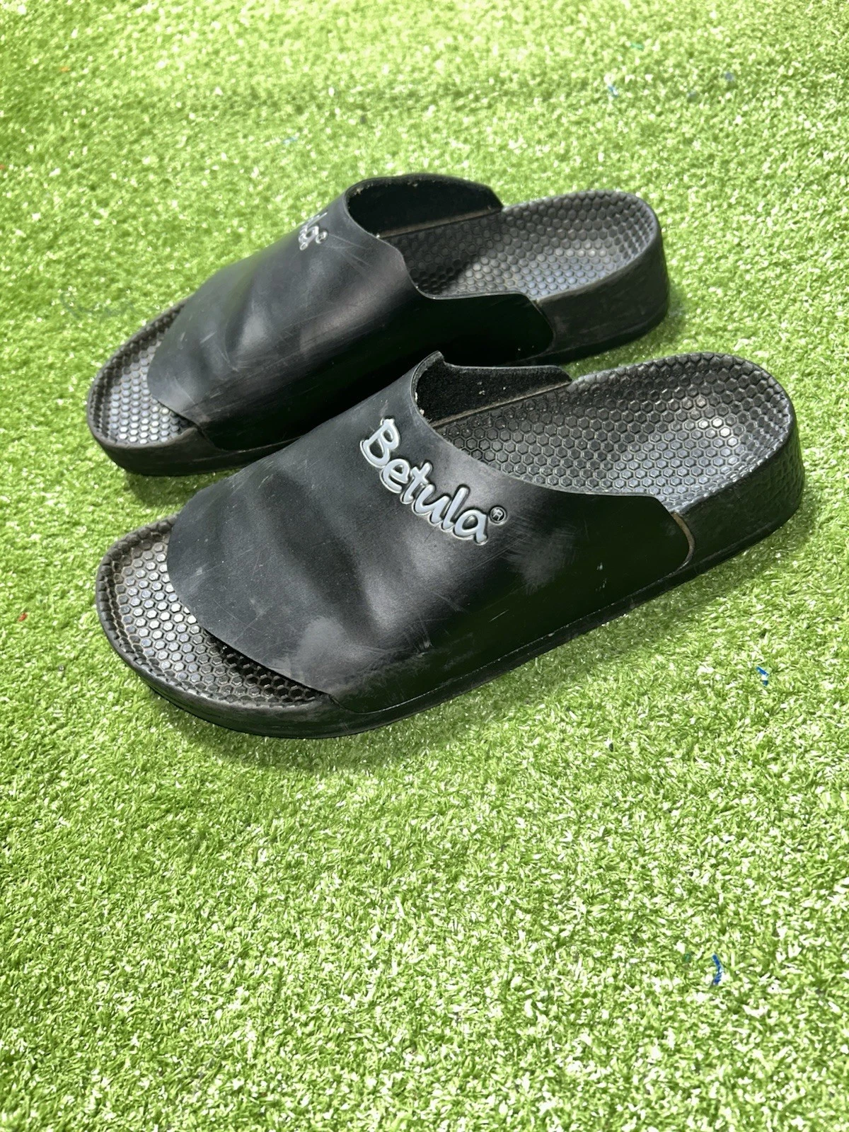 Betula Birkenstock Black Slides Sandals Flip Flops Mens 8 Womens 10
Opens in a new window or tab