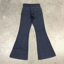 Vintage 70s Levis 784 Bell Bottom Flare Wide Leg Orange Tab Jeans Sz 27x32 Read