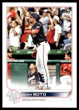 Juan Soto 2022 Topps #150 Washington Nationals FREE SHIPPING AutographDen