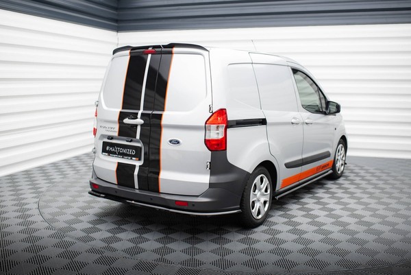 Maxton Design Heckspoiler Lippe Passend FüR Ford Transit Courier Mk1 Schwarz Hoc-image