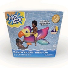 New H2O Go Dandy Dodo Bird Ride On Pool Float Raft Inflatable Toy Fun Ages 3