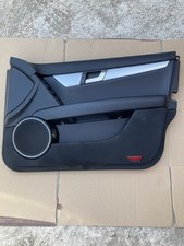 MERCEDES C CLASS W204 BLACK LEATHER DOOR CARD PANEL DRIVER FRONT RIGHT 07-14 ..
