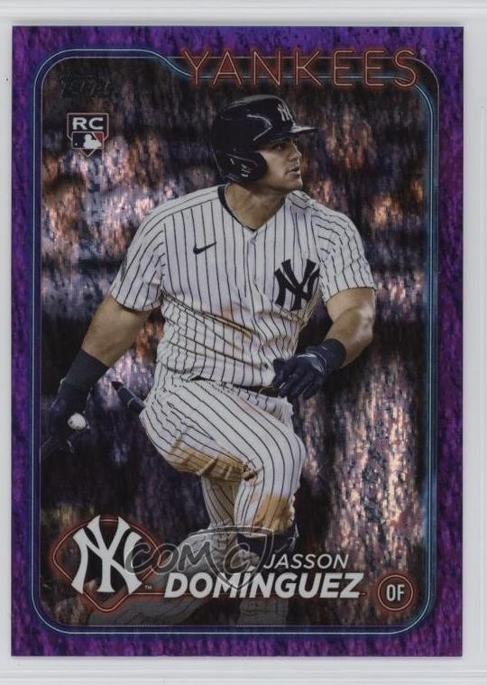 2024 Topps Series 1 Purple Holofoil 450/799 Jasson Dominguez #60 1fw8